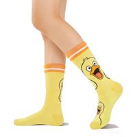 Chaussettes de compression mi-mollet en tissu extensible doux 100% coton, impression intégrale 360°, absorbant la transpiration, pour le sport, le cyclisme, la randonnée, le ski, les activités de plein air