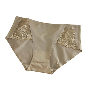 Culottes <span class=keywords><strong>en</strong></span> dentelle personnalisées 469 # Culottes <span class=keywords><strong>en</strong></span> tissu de <span class=keywords><strong>nylon</strong></span> de haute qualité Hot Sexy <span class=keywords><strong>Mature</strong></span> Women's Mid Waisted Ladies Underwear - Product Image 1