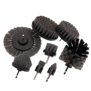 Multisize Gray Detailing <strong>Brush</strong> Electric Cleaning <strong>Brushes</strong> <strong>Power</strong> <strong>Scrubber</strong> Drill Clean <strong>Brush</strong> for Bathroom Kitchen Car Wheel Washing - Product Image 1