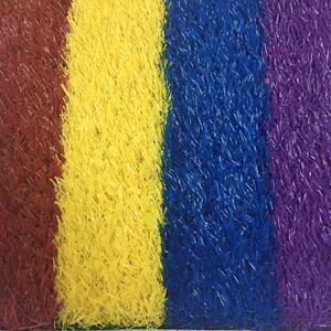 Tapis en gazon synthétique en plastique de 25 mm rose rouge Gazon artificiel pour les sports Exposition Décoration - Product Image 2