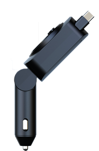 Hot bán pd30w QC3.0 có thể thu vào có dây USB Loại C Adapter kép 2 cổng điện thoại nhanh chóng sạc xe sạc Led 5V/1A Công suất đầu ra - Product Image 3