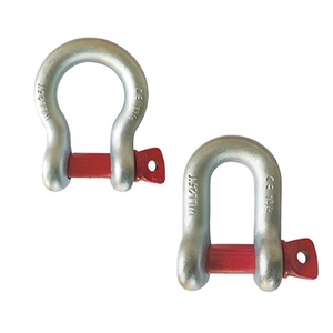 0.5 톤 전기 아연 도금 활 걸쇠 나사 핀 안전 계수 4 배 - Product Image 5