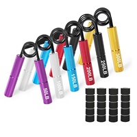 Fortalecedor de agarre resistente, ejercitador de mano de antebrazo de Metal, entrenador de fuerza de agarre manual para Fitness