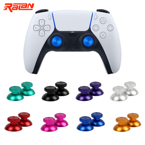 Cubiertas de Metal para Palancas de Control de PS5, Cubiertas de Joystick 3D de Aleación de Aluminio, Botones de Palanca Analógica Coloridos, Cubiertas Protectoras - Product Image 1