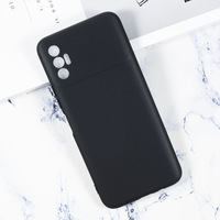 Ốp Lưng Gel Mờ Hoàn Toàn Cho Tecno Spark 8P Ốp Lưng Màu Đen