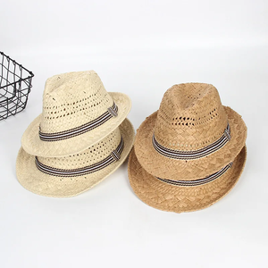 Custom Logo Panama <b>Straw</b> <b>Hat</b> Unisex Adult Beach Sun <b>Hat</b> Striped Ribbon Hand Embroidered Toquilla Material - Product Image 5