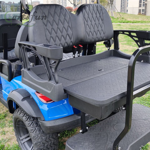 Carrito de golf de gas <span class=keywords><strong>todoterreno</strong></span> legal de 6 asientos, carrito de golf con pantalla táctil grande - Product Image 3