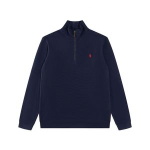 Sudadera con Capucha de Alta Calidad, Marca de Lujo, Media Cremallera, Estilo Polo, Nueva Moda Masculina, Bordado Paul, Tejido de Punto, Informal - Product Image 6