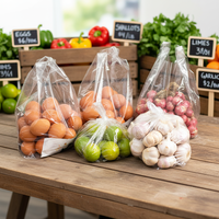 Sac d'emballage alimentaire en plastique transparent LDPE 18" x 24" thermoscellable à ouverture facile