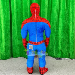 Ensemble de mascotte gonflable <span class=keywords><strong>SpiderMan</strong></span> de personnage d'anime Costume de mascotte de performance de fête de carnaval d'halloween de Noël adulte - Product Image 3