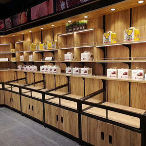 Sweet Shop Furniture Pick and Mix Dispenser Wooden Bin Stand Bulk Candy Display Rack