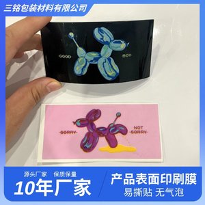สติกเกอร์อะคริลิค รูปทรงสี่เหลี่ยมผืนผ้า แบบมีกาวในตัว เคลือบเงา ป๊อปอาร์ต ของขวัญส่งเสริมการขาย พิมพ์ดิจิทัล - Product Image 3