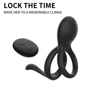 Fernbedienung Männer Vibrations ring Hahn Vibrator Dick Ring Sexspielzeug Verzögerung Ejakulation Penis Cockring - Product Image 6