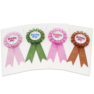 Beihai Birthday Ribbon Badges Novelty Party Supplies For Kids Birthday Celebrations - Product Image 1