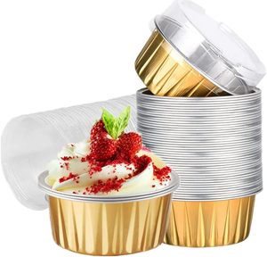 Gobelets et plateaux à pâtisserie en aluminium jetables, micro-ondables, de qualité alimentaire, 100 ml/150 ml - Product Image 1