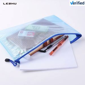 Carpeta de Documentos A4 Impermeable, Bolsas Transparentes para Documentos, Bolsa de Archivo de PVC, Bolsa con Cierre de Malla, Portafolio Transparente para Documentos - Product Image 3
