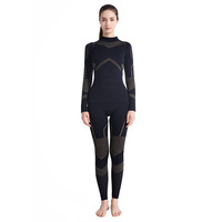 Vêtements de sport pour femmes, imperméables, coupe-vent, à séchage rapide, pour le ski, la neige, les sports de plein air, compression thermique, évacuation de la transpiration, respirants, ajustés