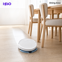 Aspirateur robot humide et sec 3000 mAh, bac à poussière 400 ml, vidage automatique, design fin, balayage programmé, chargement USB pour la maison