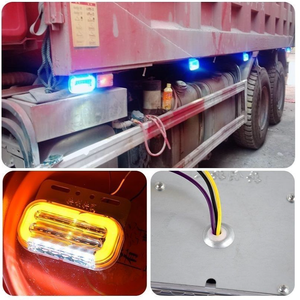 Feux de circulation à LED pour remorque, camion, feux de position latéraux et indicateur de contour pour camion et <span class=keywords><strong>semi</strong></span>-remorque - Product Image 6