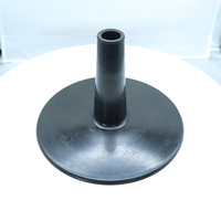 Base en caoutchouc 32mm/25mm pour poteau d'agilité de football, base de poteau d'entraînement robuste, base de poteau de slalom de football, vente en gros usine