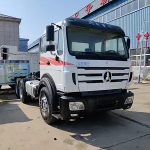 Tête de camion chinoise Beiben 380hp a utilisé des camions tracteurs 6x4 à vendre