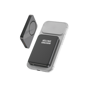 Customizable Aluminum Alloy Ultra Slim <b>Rechargeable</b> 10000Mah Fast Charging Wireless Magnetic Power Bank for Phone - Product Image 4