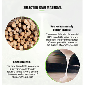 L-hình dạng <span class=keywords><strong>Pallet</strong></span> giấy carton góc bảo vệ sóng trắng 50x50x4mm v-<span class=keywords><strong>board</strong></span> tông góc bảo vệ - Product Image 6