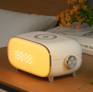 LED Horloge Numérique Réveil Lumière Réveil <span class=keywords><strong>Lampe</strong></span> de Table avec Mode Coucher Veilleuse pour Chambre Décoration Horloge De Bureau - Product Image 1