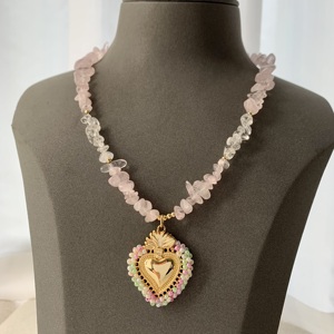 Collar de arcilla de polímero místico bonito, collar de cristal transparente, colgantes de joyería <span class=keywords><strong>bonitos</strong></span> <span class=keywords><strong>para</strong></span> collar como <span class=keywords><strong>regalos</strong></span>, con diseño de arcilla - Product Image 5