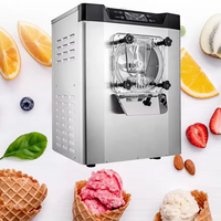 Nouvelle machine distributrice automatique de crème glacée dure à haute productivité avec options yaourt et lait