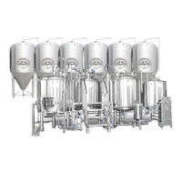 Grand équipement de bière commercial 5000L 50HL Réservoir de fermentation de vin de bière gainé de refroidissement en acier inoxydable 304