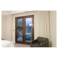 Porte extérieure élégante en bois massif, moderne, de haute qualité, étanche, pour immeuble d'appartements