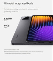 Tablet Mi Pad 7 Original 2024 Terbaru, Layar Kapasitif 11-inci, RAM 12GB, Snapdragon 7+ Gen3 /8850mAh, Pengisian Daya 45W /Android 15 Wi-Fi
