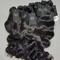 Extensiones de Cabello Humano Virgen Camboyano Grado 12A, Crudo, con Cutícula Alineada, Sin Procesar, al por Mayor para Mujeres Negras