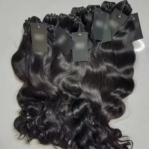 Extensions de cheveux humains bruts cambodgiens de grade 12A, alignés aux cuticules, vierges et non traités, en gros pour femmes noires - Product Image 2