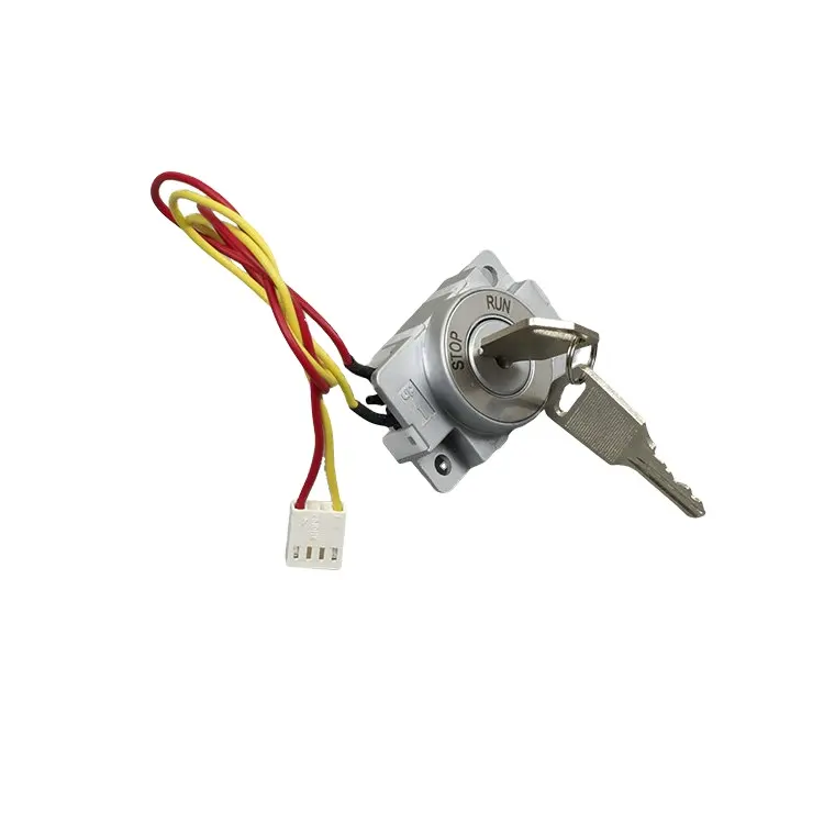 KS52 KSS1930 New Product 2 Position STOP And RUN Motorcycle Key Switch With Wire