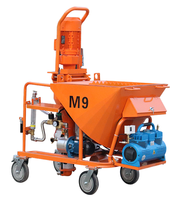 Machine à plâtrer automatique Sengtop M9 pour plâtre de gypse PFT G4 et machine à projeter du mortier pour vis murales