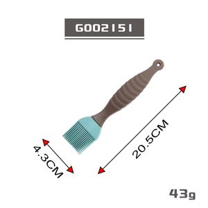 Nouvel ensemble de 3 pinceaux à huile en silicone écologiques personnalisés, résistants à la chaleur, pour cuisine et barbecue - Product Image 6