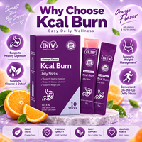 Bâtonnets de gelée OKTW Kcal Burn pour une digestion saine, perte de poids, brûleur de graisse, contrôle de l'appétit, complément alimentaire – Approvisionnement direct usine