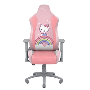 Chaises de jeu en cuir Pu <span class=keywords><strong>rose</strong></span> Hello confortable de marque US UK <span class=keywords><strong>Chaise</strong></span> de jeu Rosa Silla Gaming Stuhl Razers Iskur X - Product Image 5
