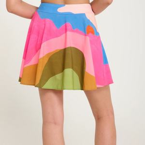 Faldas Deportivas Personalizadas con Diseño Floral, Falda Moderna para Mujer, Estilo de Vida Activo, Falda con Estampado Vintage para Golf y Tenis - Product Image 4