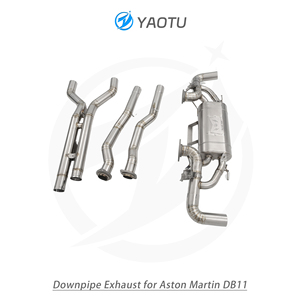 Scarico Sportivo YT ad Alte Prestazioni Personalizzabile in Lega di Titanio Leggera per Aston Martin <span class=keywords><strong>DB11</strong></span> - Product Image 5