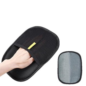 Gant anti-statique pour enlever les poils d'animaux, pour l'entretien du pelage des chats, avec brosse double sens et rouleau anti-poils - Product Image 1