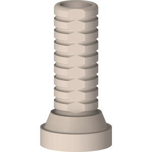 Prothèse temporaire pour système d'implant dentaire en alliage de titane, hexagone interne, anodisé or jaune - Product Image 2