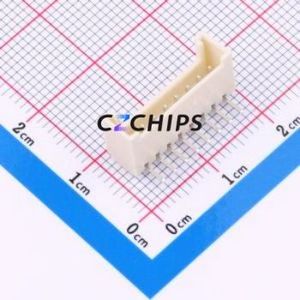 ZX-HY2.0-8PWZ-GW Wire-to-Board Pin Header Bent Lead Through Hole,P=2mm Connector 1x8P 2mm Right Angle Insert HY - Product Image 1