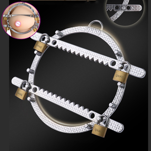 Pince à poitrine en métal en forme de dents en acier inoxydable, jouet sexuel BDSM pour femmes de 18 ans et plus, 1 pièce - Product Image 2