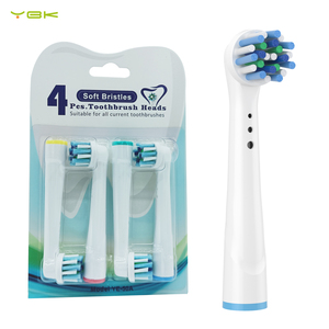 <span class=keywords><strong>Cabezales</strong></span> de repuesto para cepillo de dientes eléctrico YBK OEM, <span class=keywords><strong>cabezales</strong></span> de repuesto <span class=keywords><strong>CrossAction</strong></span> YE644, 4 unidades para adultos, en stock. - Product Image 1