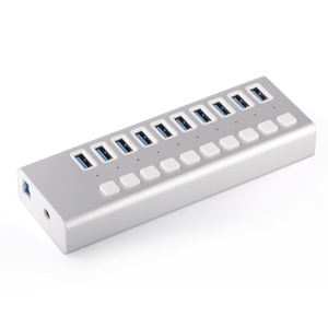 11-Cổng USB 3.1 C Hub 48W <span class=keywords><strong>Power</strong></span> Adapter Expander Với Truyền Dữ Liệu Hợp Kim Nhôm Máy Tính Xách Tay Phụ Kiện Cổ Phiếu Có Sẵn - Product Image 5