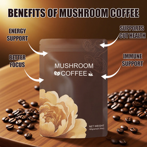 Café en polvo orgánico instantáneo de hongos OEM y ODM, mezcla de hongos 10 +, melena de León para cerebro, memoria de enfoque, inmunidad, café de hongos - Product Image 4
