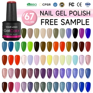 Gel UV de Alta Calidad en 67 Colores, Alta Pigmentación, Larga Duración, Libre de HEMA, Venta al Por Mayor, Gel Polish OEM para Salón de Belleza - Product Image 1